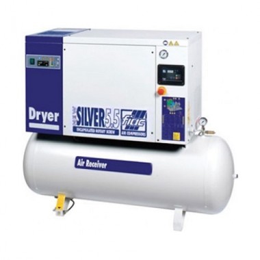 Compresor cu surub si uscator 10 bari NEW SILVER D 7,5/300